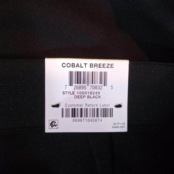 Alfani Ruffle Hem Slim Leg Ankle Pants Black - Picture 8 of 11